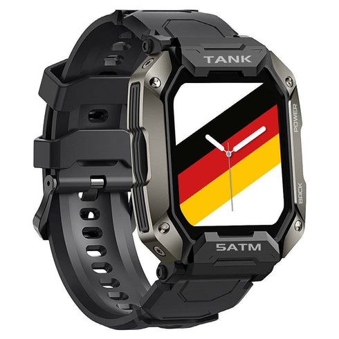 Outdoor Smart Watch 5ATM IP69K Waterproof Bluetooth Smart Watch